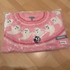 ModCloth , You've Been Ghosted Fair Isle
Sweater, 3X Pink Ghost NEW WITH BAGS!!